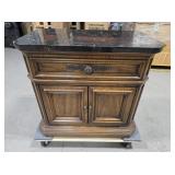Marble Top End Table