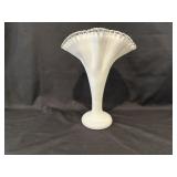 Vintage Fenton Silvercrest Fan Vase