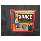 Vintage Dunce Game