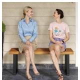 Costway 48' Acacia Wood Outdoor Bench