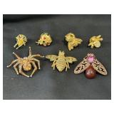 (7) Misc Insect Pins