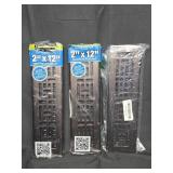 2 x 12 Floor Registers (3)