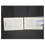 10' x 6' Wall/Ceiling Registers (2)
