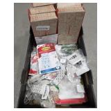 Box of Misc Command Strips / Hooks / Items