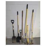 Shovels, Rake, Hoe, Pick Axe, etc.