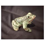 Vintage Handpainted Green 5' Frog Possibly McCoy