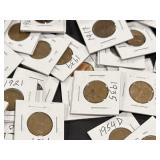 63 Assorted Dates Pennies