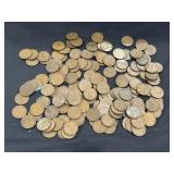 Bag of 146  Assorted Wheat Pennies