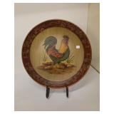 Decorative Rooster Plate