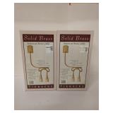Solid Brass Tiebacks