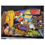 Box of Vintage Rugrats Toys