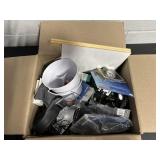 Box of Misc Office Supplies