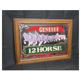 Genesee 12 Horses Ale Wall Mirror