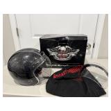 Harley Davidson Helmet Marked S with 2 Shields