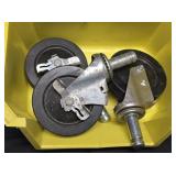 Heavy Duty 5' Swivel Stem Wheels (3)