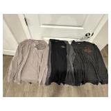 (3) Harley Davidson Long Sleeve Shirts Size XL