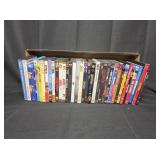 Box of DVDs