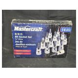 Mastercraft 14pc Bit Socket Set