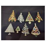 (8) Christmas Tree Pins