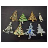 (8) Christmas Tree Pins