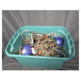 Bin of Extension Cords & Adapters
