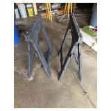 Plastic Sawhorses