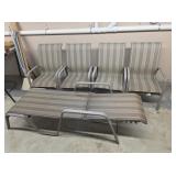 Patio Chairs, Table & Umbrella