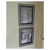 Pamela Plant Watercolor Paintings Framed