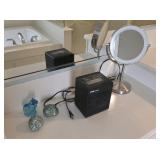 Small Heater, Vanity Mirror, Glass Dï¿½cor