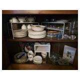 Contents of Lower Half of Corner Cabinet