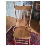 Wooden High Back Chair