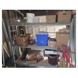 Heavy Duty Metal Shelf & Contents