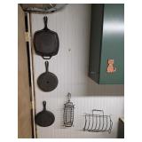 Cast Iron Pans & Grilling Basket