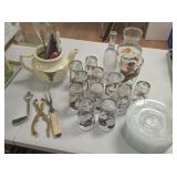 Vintage Barwear & Glass Plates