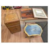 End Tables & Framed Photos
