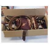 Box of Various Ties & Belt