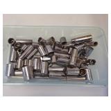 Bin of Various Craftsman Sockets