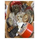 Basket of Vintage Collectibles