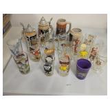 Vintage Drinking Glasses & Steins