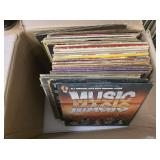Box of Misc Vinyl Records