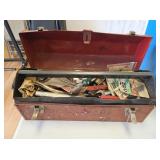 Metal Toolbox w/ Misc Tools