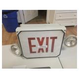 Exit Sign w/ Emergency Lights