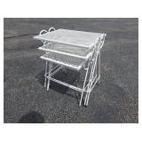 Nesting Metal Garden Tables