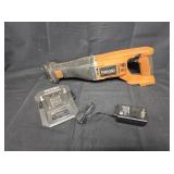 Ridgid Reciprocating Saw w/ Charger (No Battery)