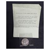 Uncirculated Silver Kennedy Half Dollar 1966