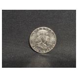 1952 Franklin Silver US Half Dollar Coin