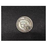 US Indian Head Penny w/ Hole