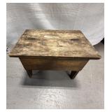 Vintage Wooden Shoe Shine Box