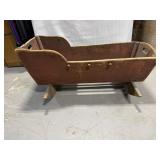 Vintage Wooden Cradle