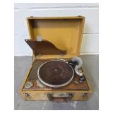 Vintage Geib Hand Crank Phonograph